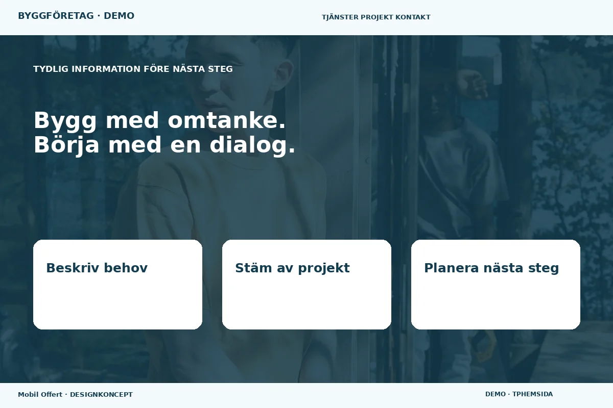 Mobil Offert – Inför ditt val för byggföretag