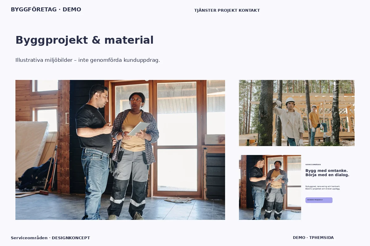 Serviceområden – Byggprojekt & material för byggföretag