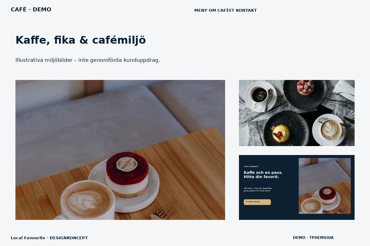 Local Favourite – Kaffe, fika & cafémiljö för café