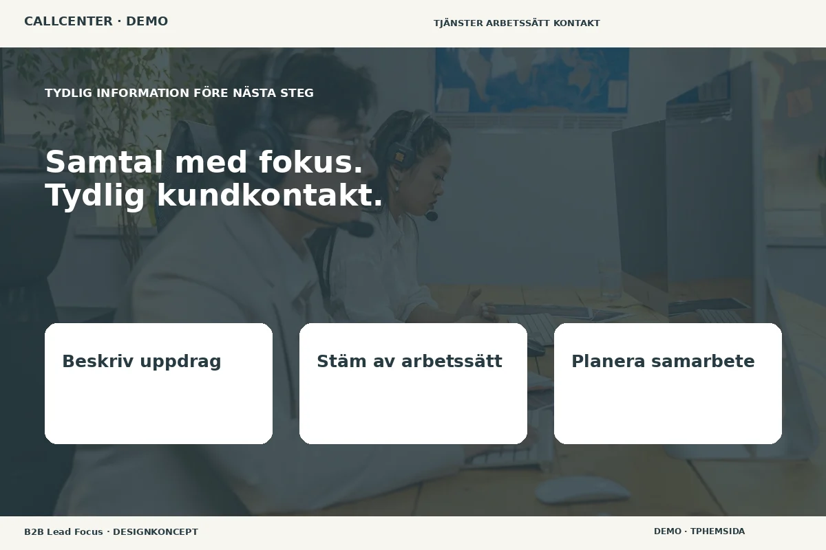 B2B Lead Focus – Inför ditt val för callcenter