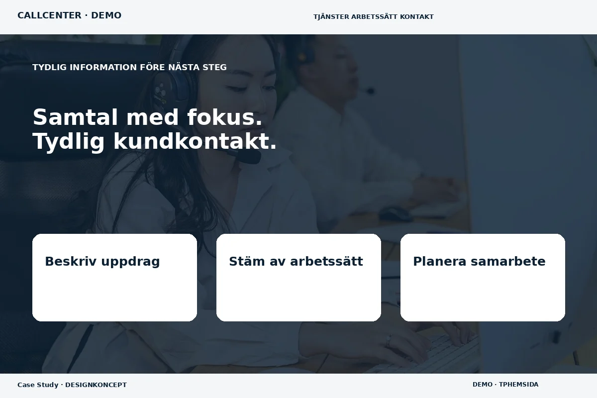 Case Study – Inför ditt val för callcenter