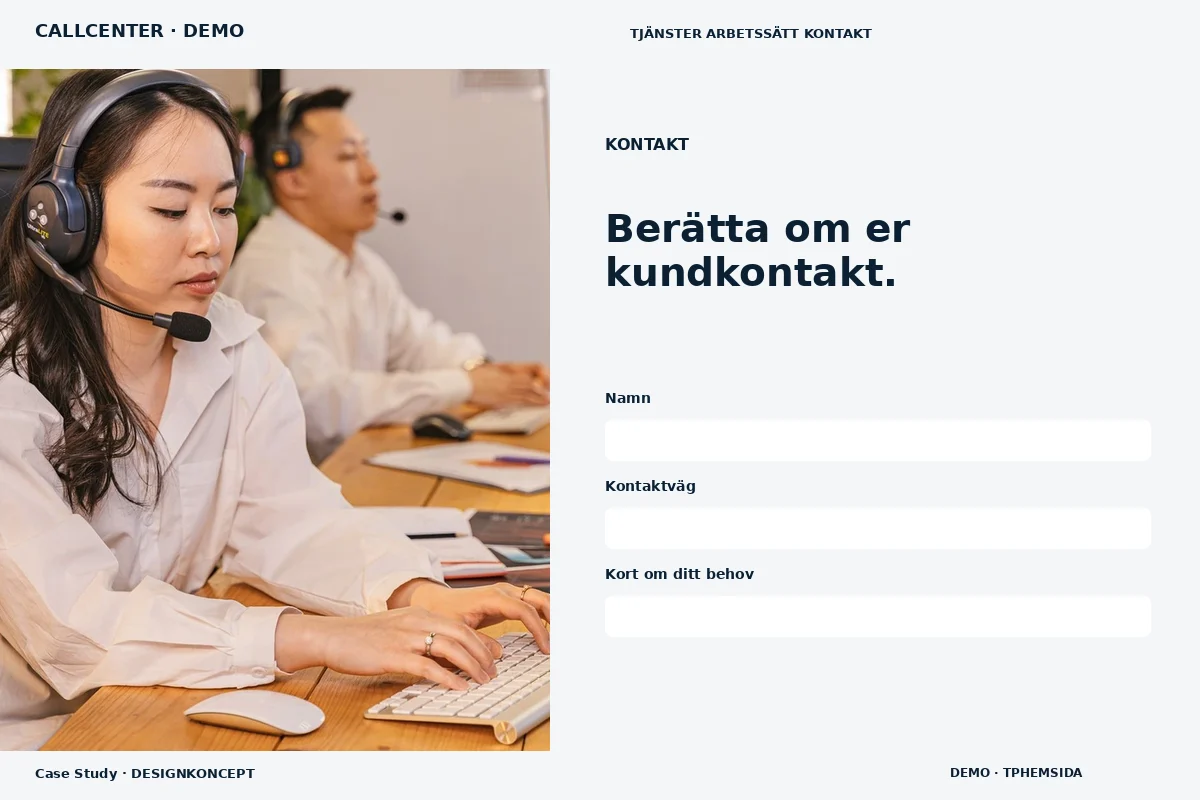Case Study – Kontakt för callcenter