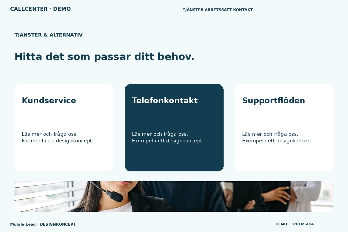 Mobile Lead – Tjänster & alternativ för callcenter