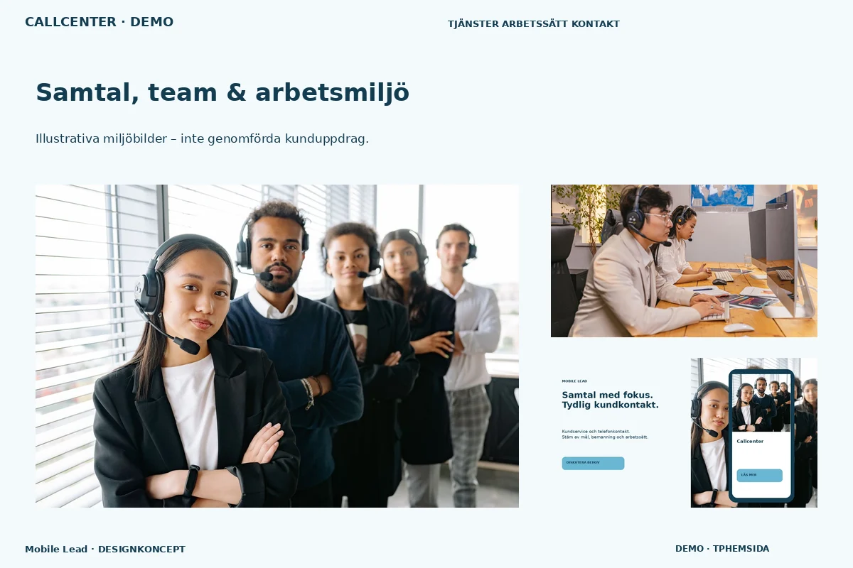 Mobile Lead – Samtal, team & arbetsmiljö för callcenter