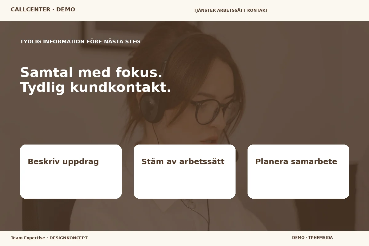 Team Expertise – Inför ditt val för callcenter