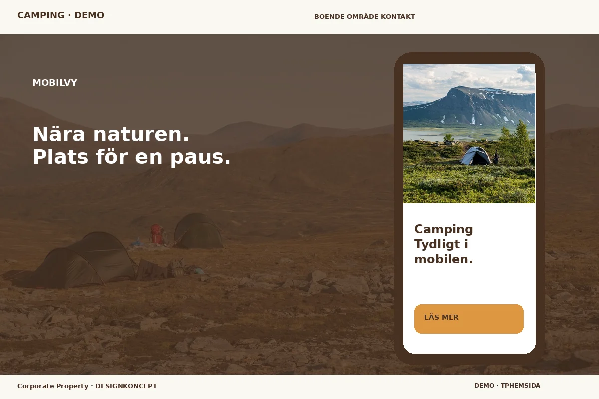 Corporate Property – Mobilvy för camping
