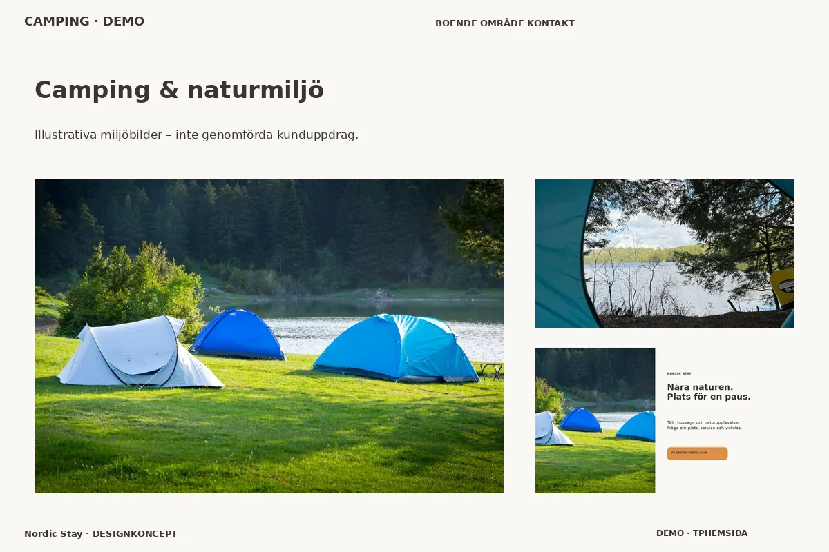 Nordic Stay – Camping & naturmiljö för camping