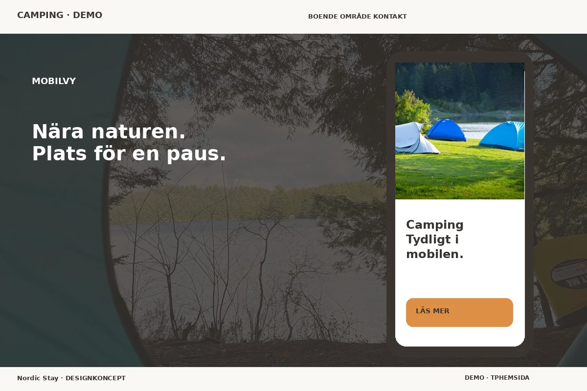 Nordic Stay – Mobilvy för camping