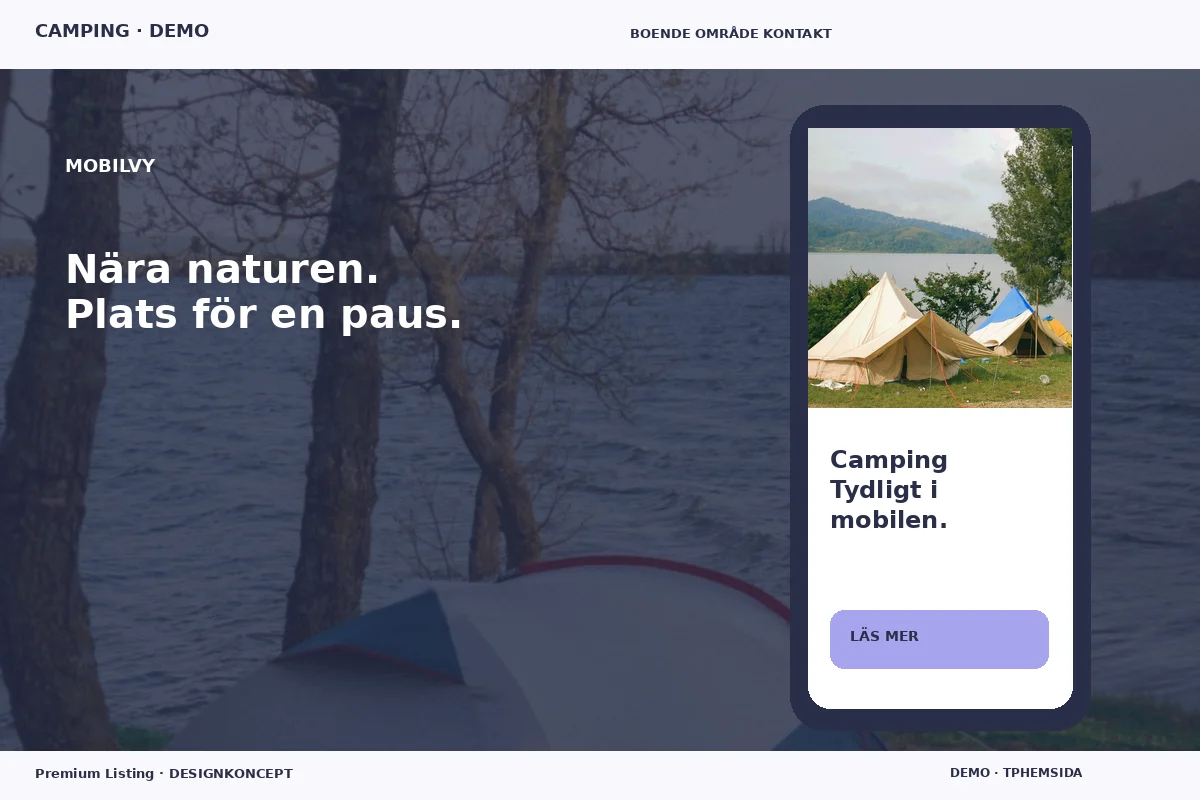 Premium Listing – Mobilvy för camping