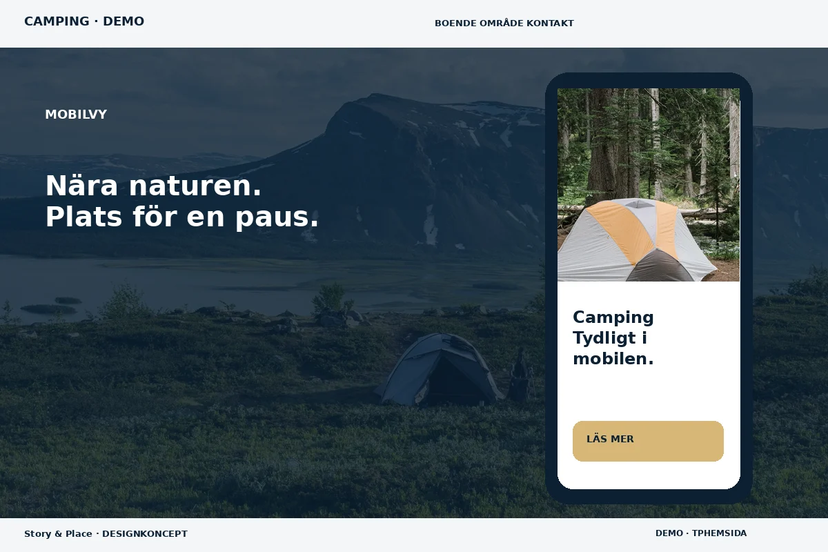 Story & Place – Mobilvy för camping