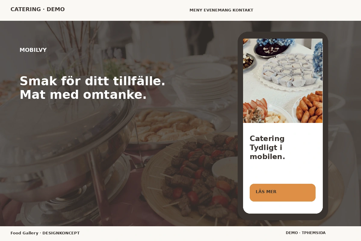Food Gallery – Mobilvy för catering