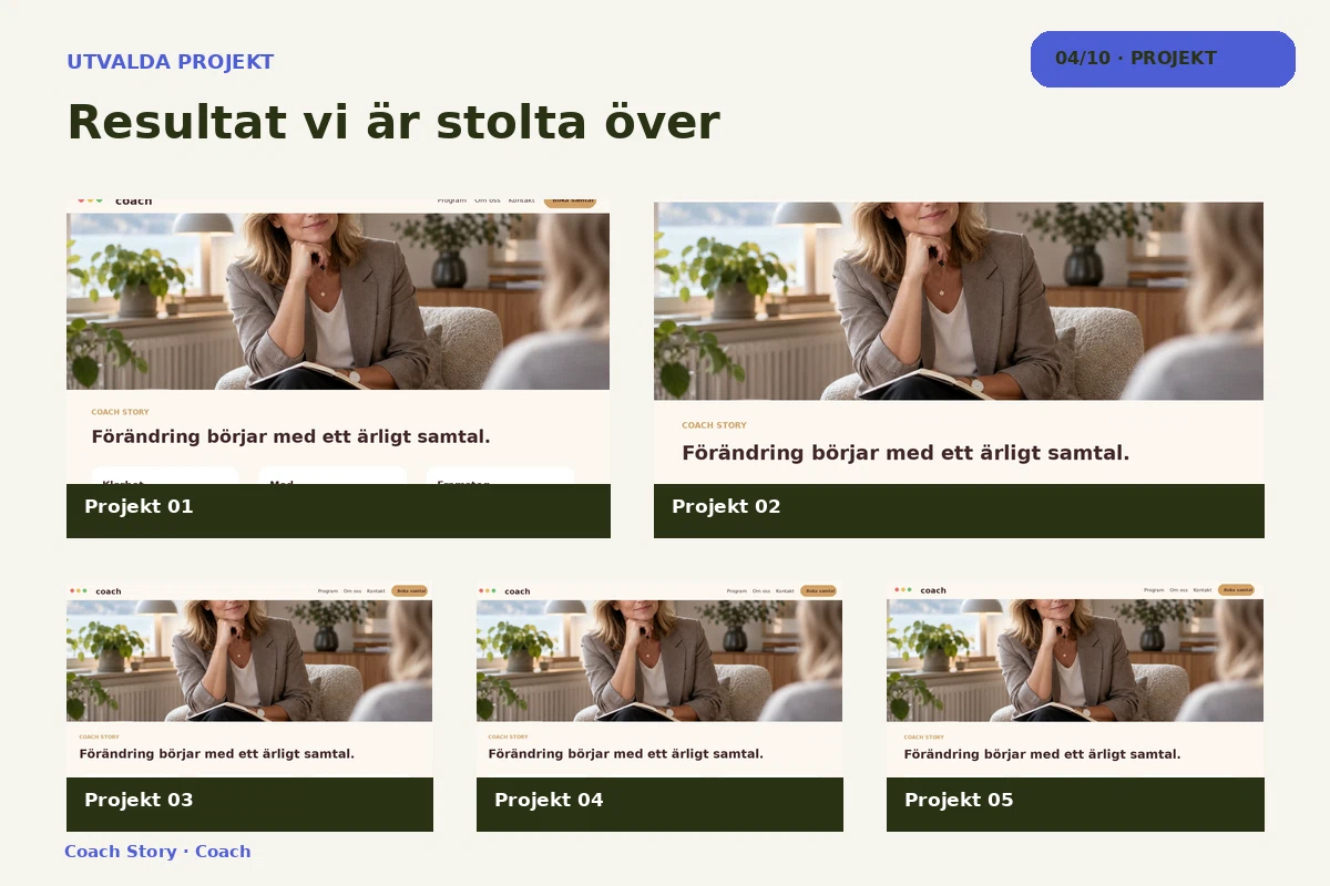Coach Story – Projekt för coach