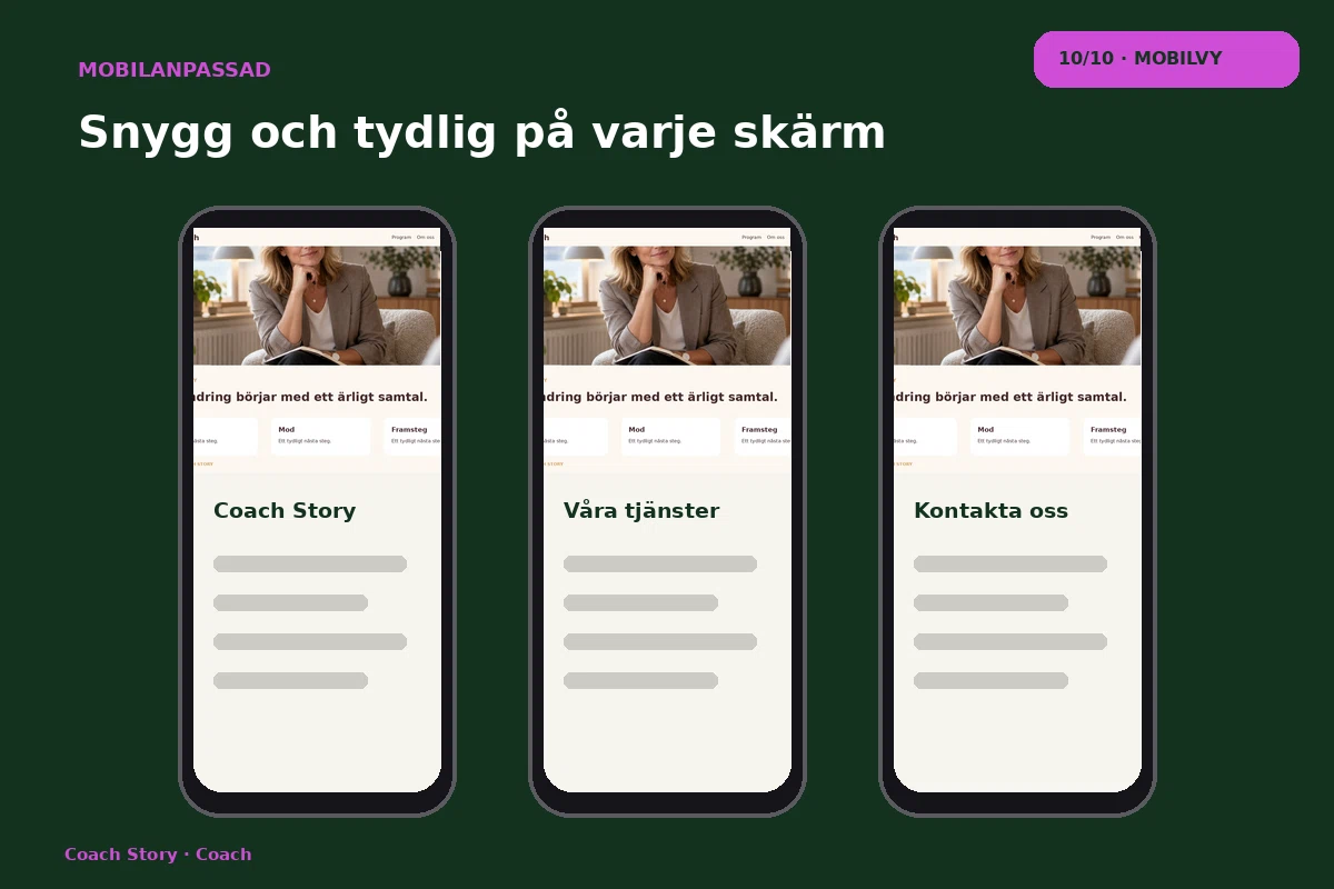 Coach Story – Mobilvy för coach