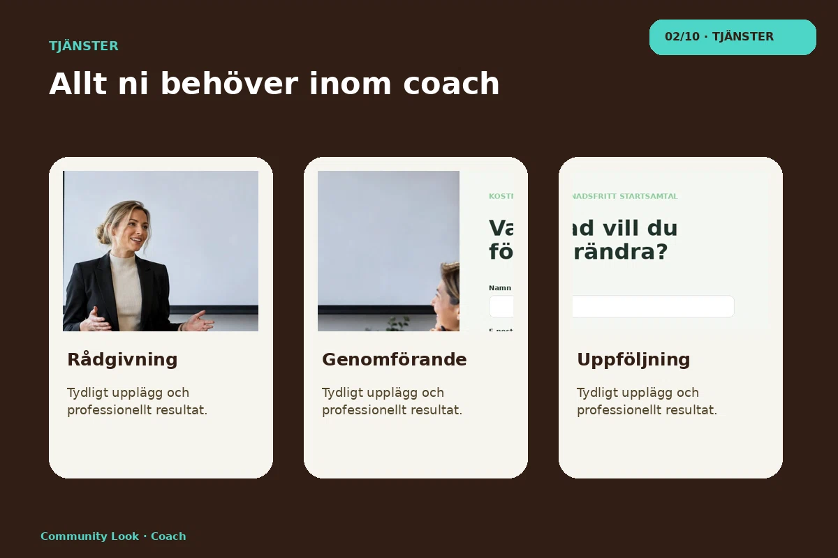 Community Look – Tjänster för coach