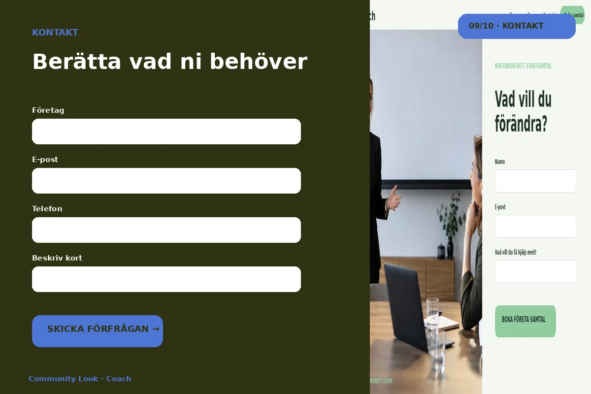 Community Look – Kontakt för coach