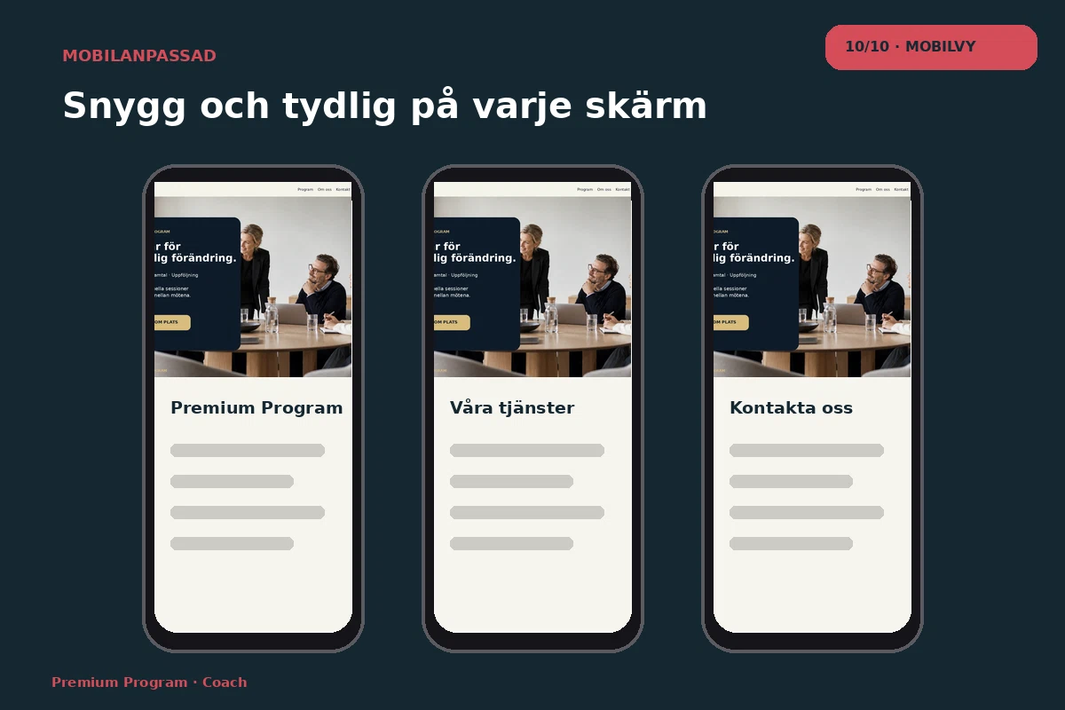 Premium Program – Mobilvy för coach