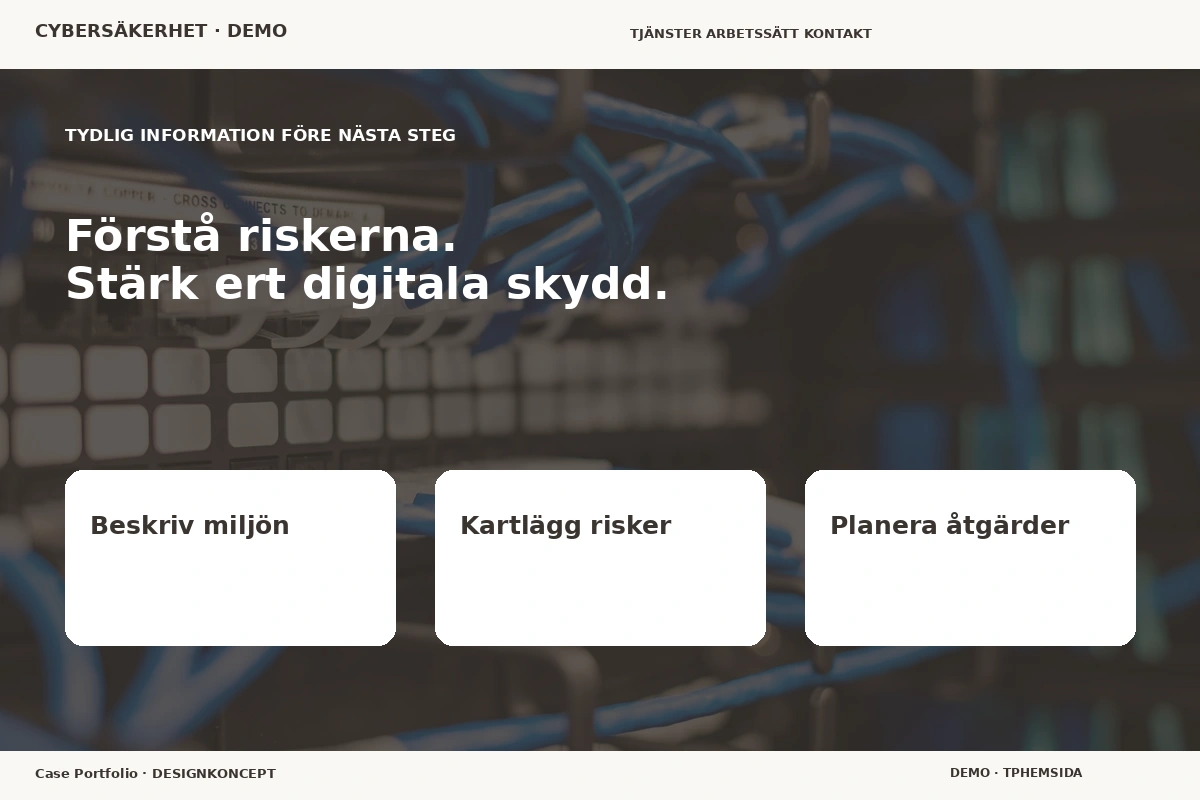 Case Portfolio – Inför ditt val för cybersäkerhet