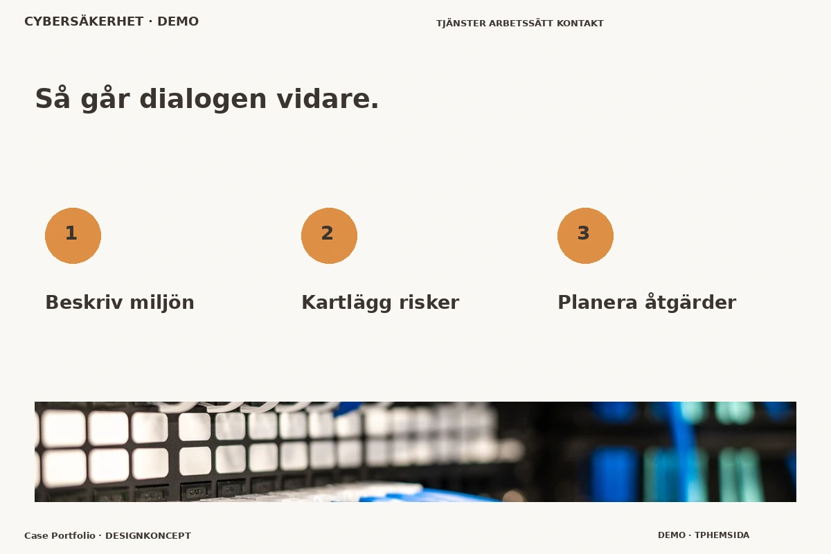 Case Portfolio – Så fungerar dialogen för cybersäkerhet