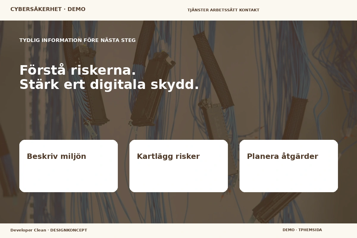Developer Clean – Inför ditt val för cybersäkerhet