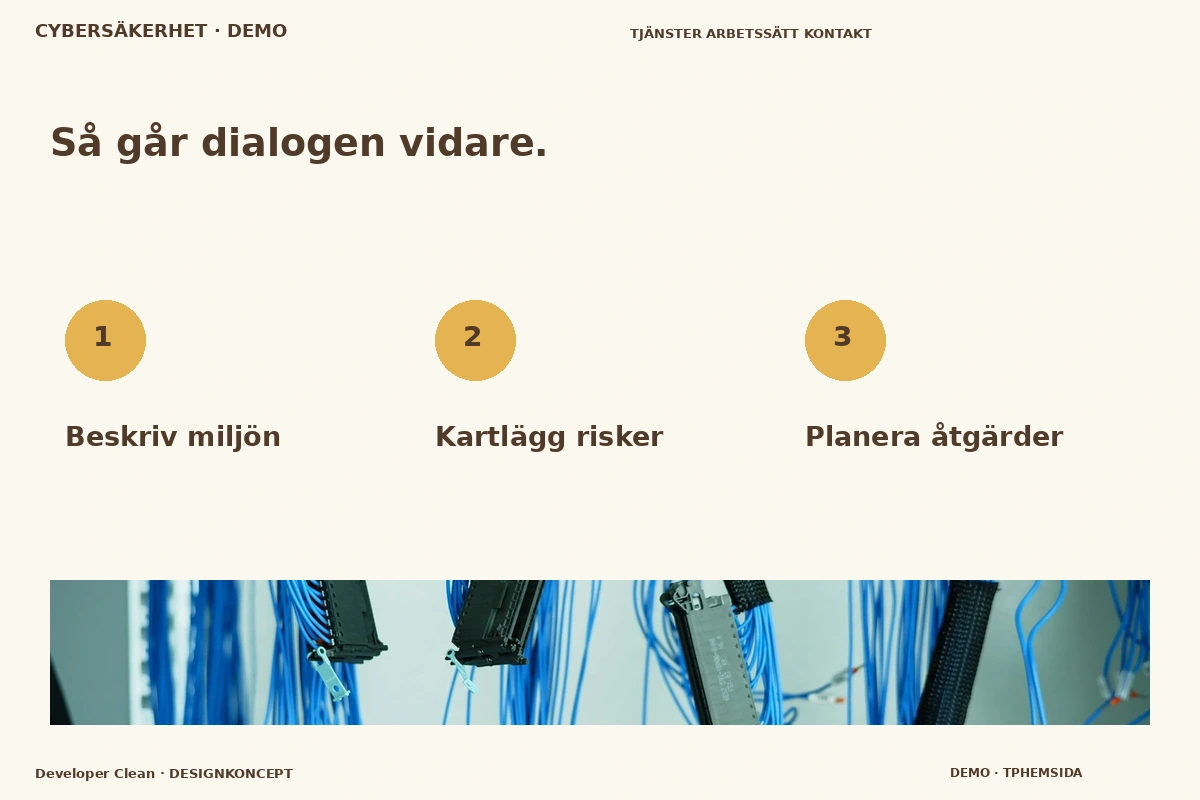 Developer Clean – Så fungerar dialogen för cybersäkerhet