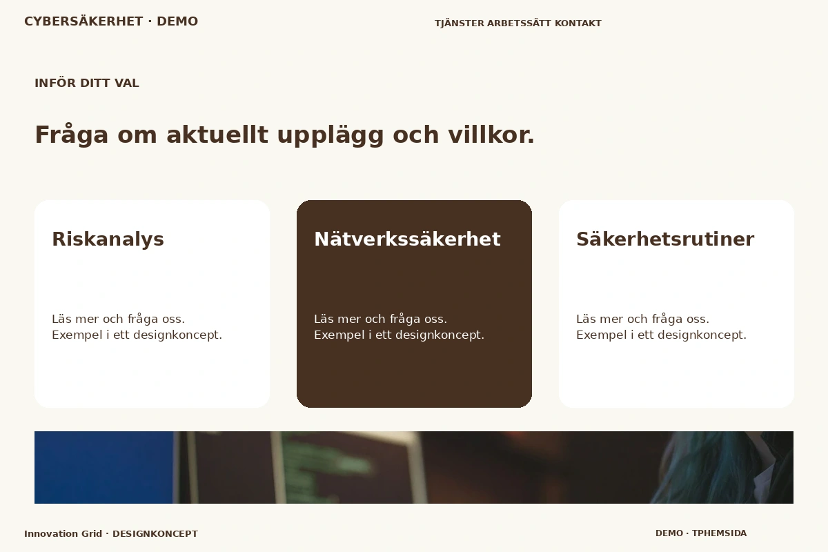 Innovation Grid – Alternativ & villkor för cybersäkerhet