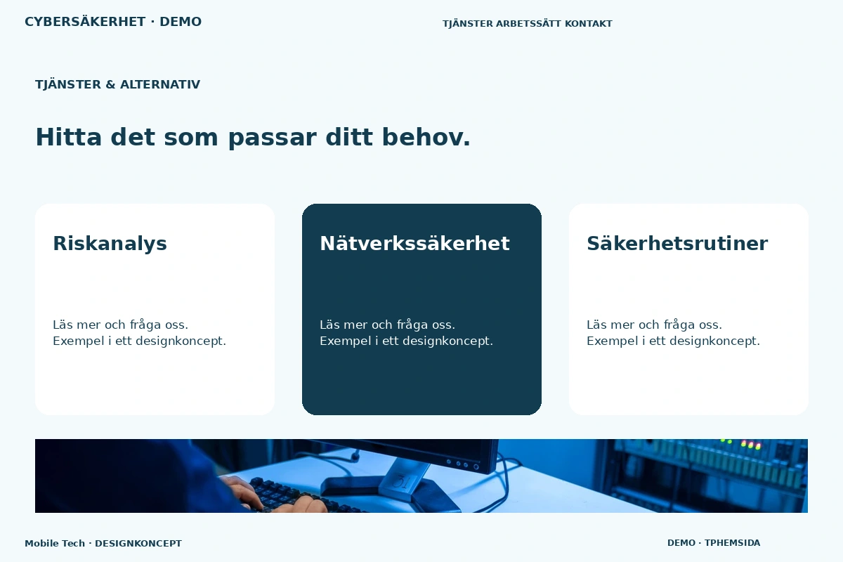 Mobile Tech – Tjänster & alternativ för cybersäkerhet