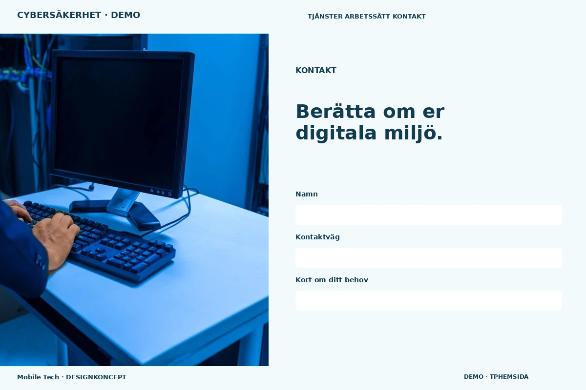 Mobile Tech – Kontakt för cybersäkerhet