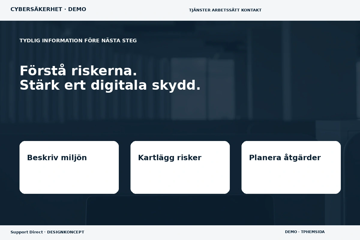 Support Direct – Inför ditt val för cybersäkerhet