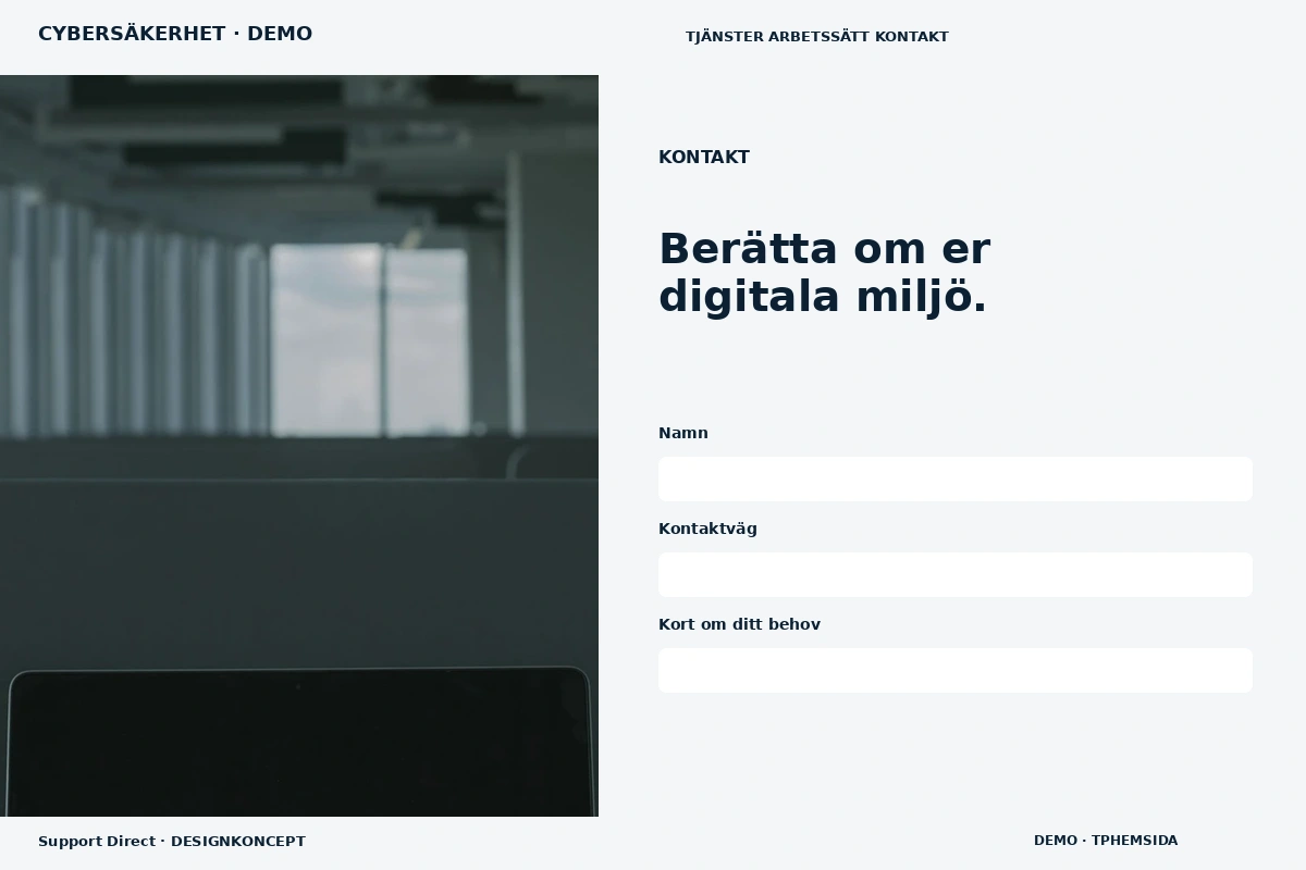 Support Direct – Kontakt för cybersäkerhet