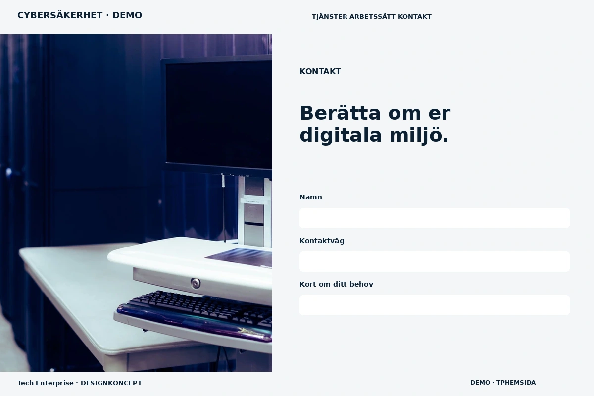 Tech Enterprise – Kontakt för cybersäkerhet