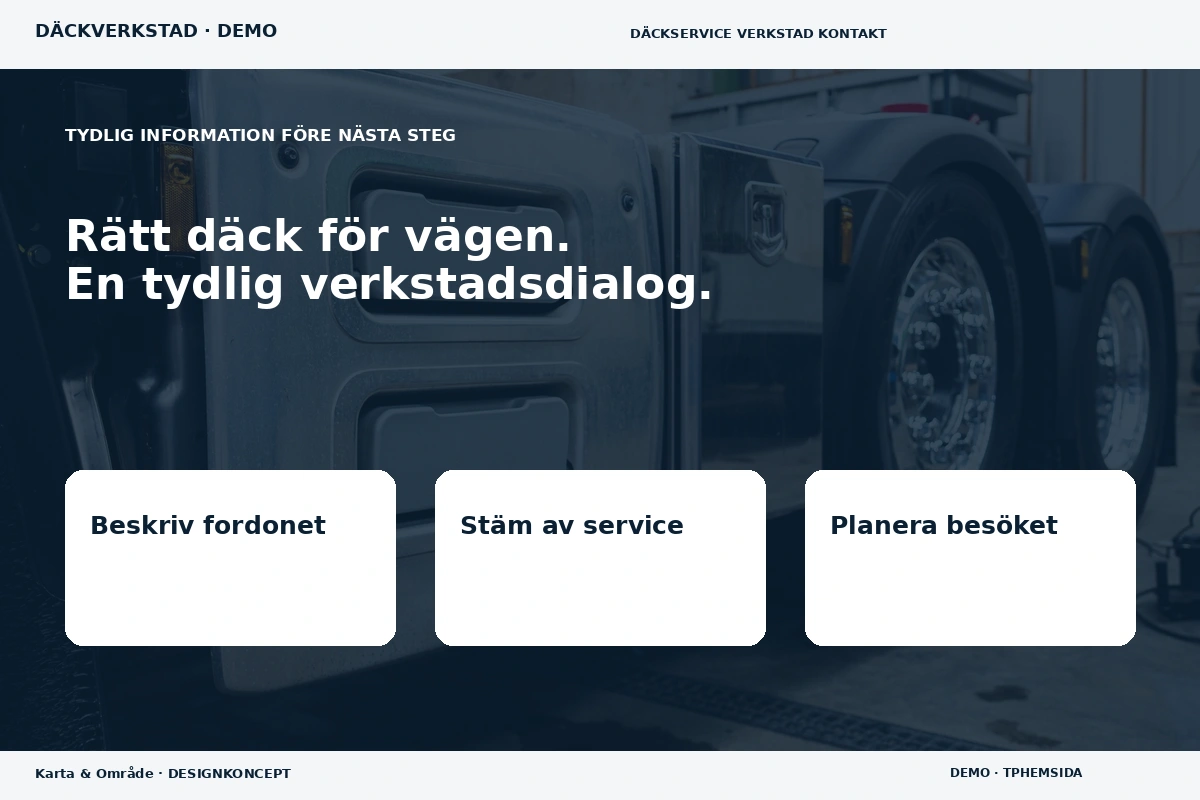 Karta & Område – Inför ditt val för däckverkstad