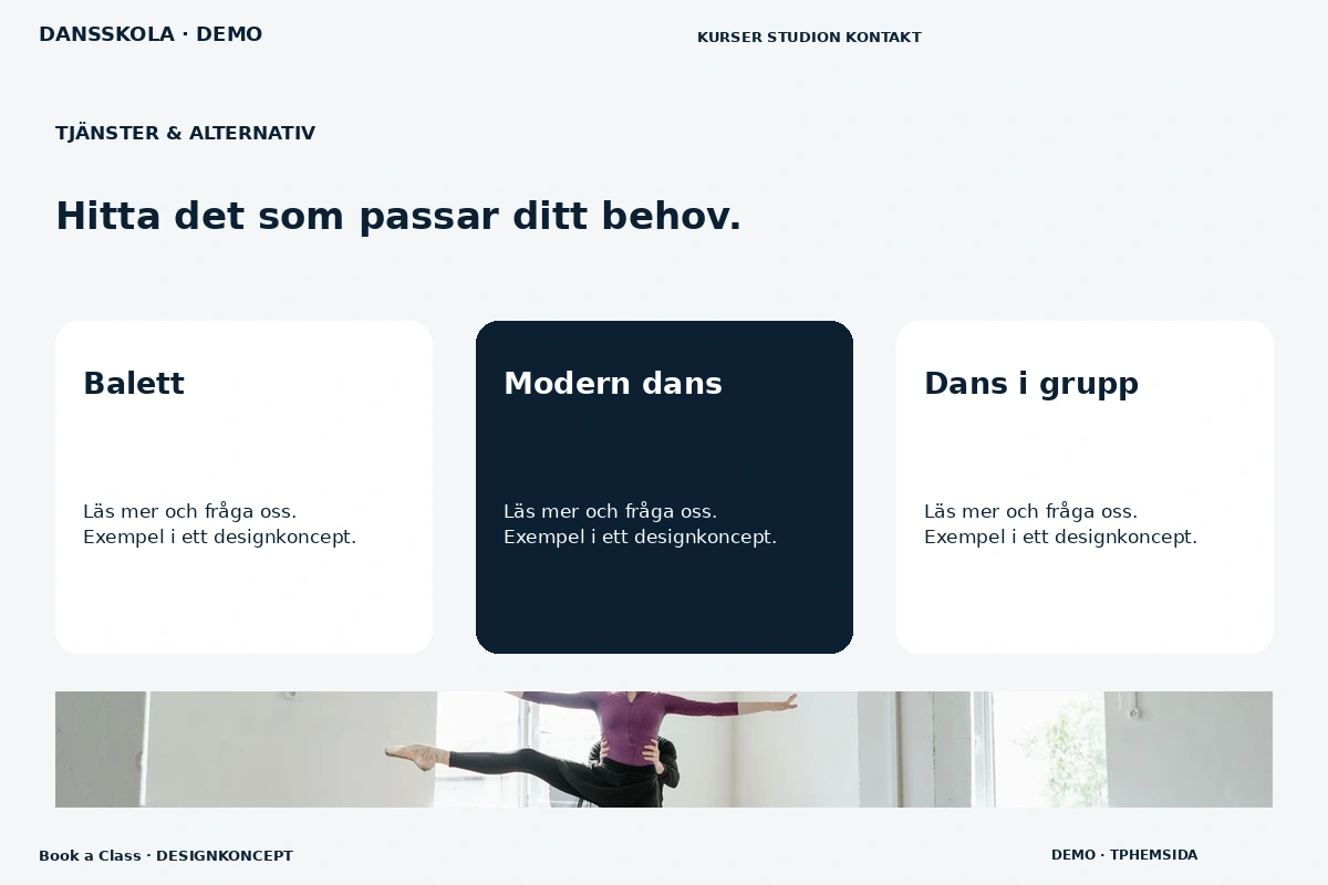 Book a Class – Tjänster & alternativ för dansskola