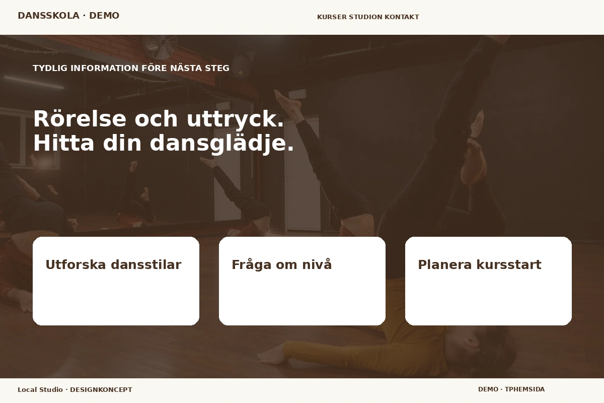 Local Studio – Inför ditt val för dansskola