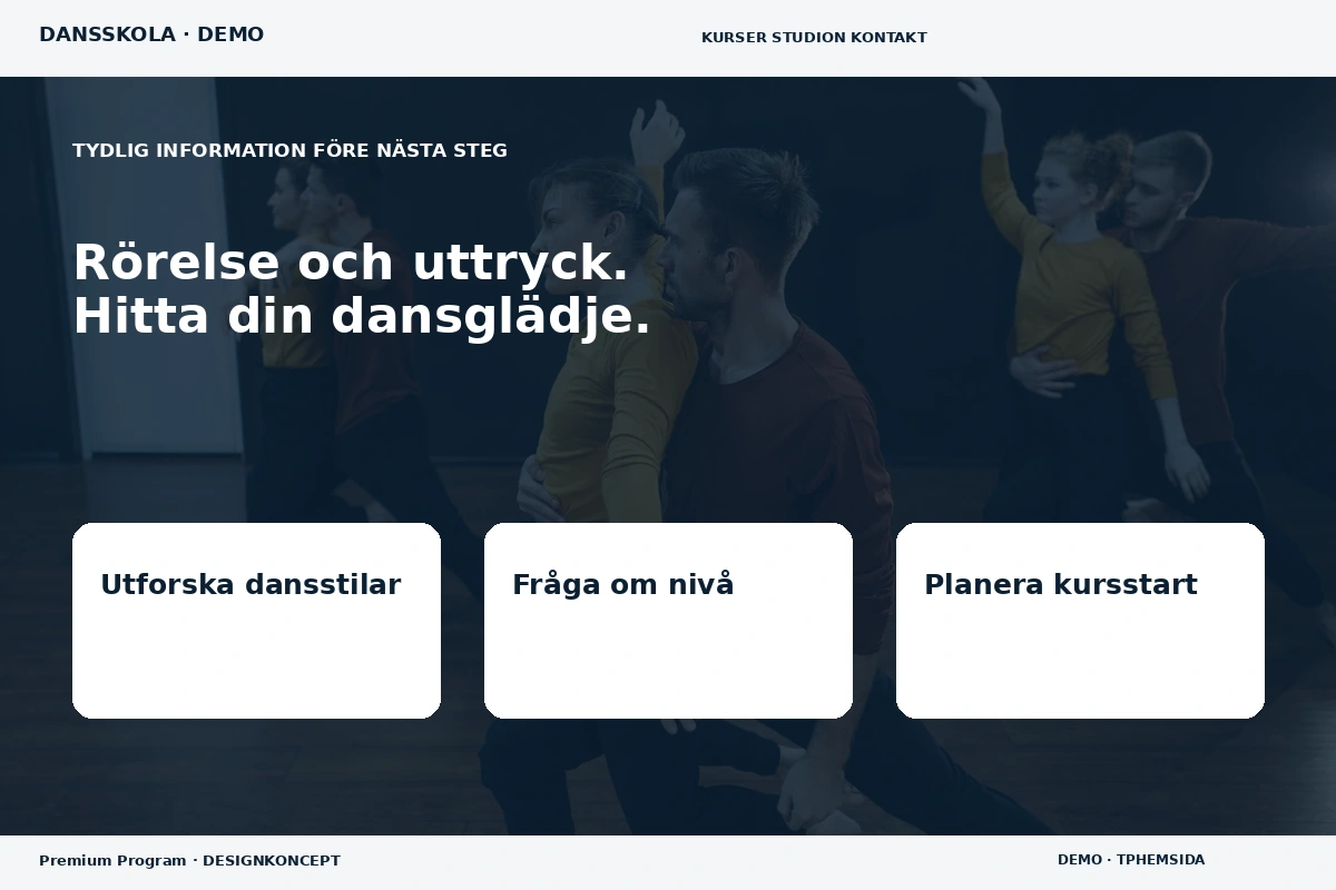 Premium Program – Inför ditt val för dansskola