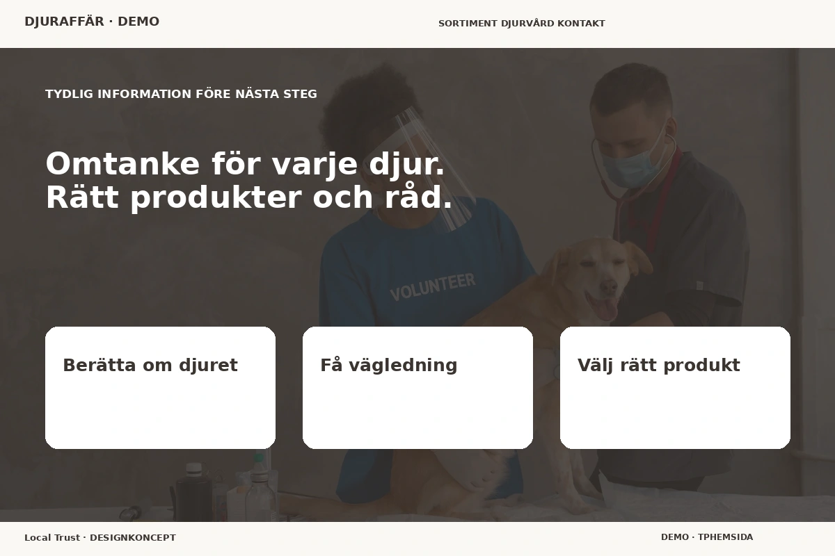 Local Trust – Inför ditt val för djuraffär