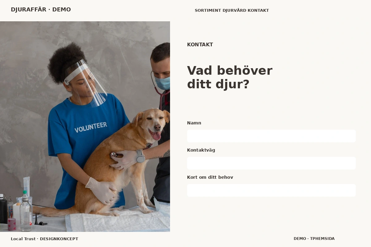 Local Trust – Kontakt för djuraffär