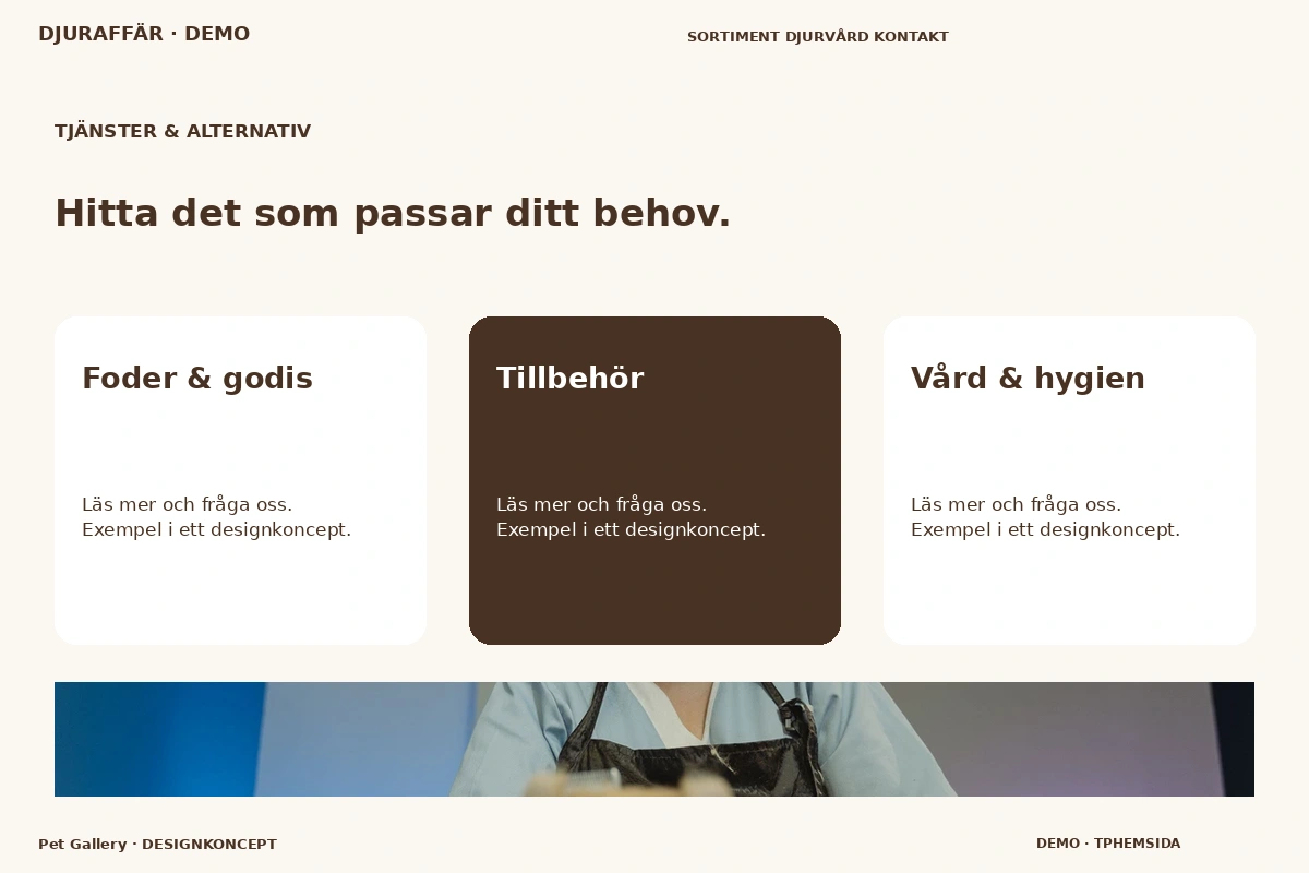 Pet Gallery – Tjänster & alternativ för djuraffär
