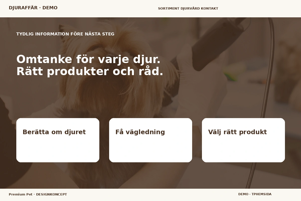 Premium Pet – Inför ditt val för djuraffär
