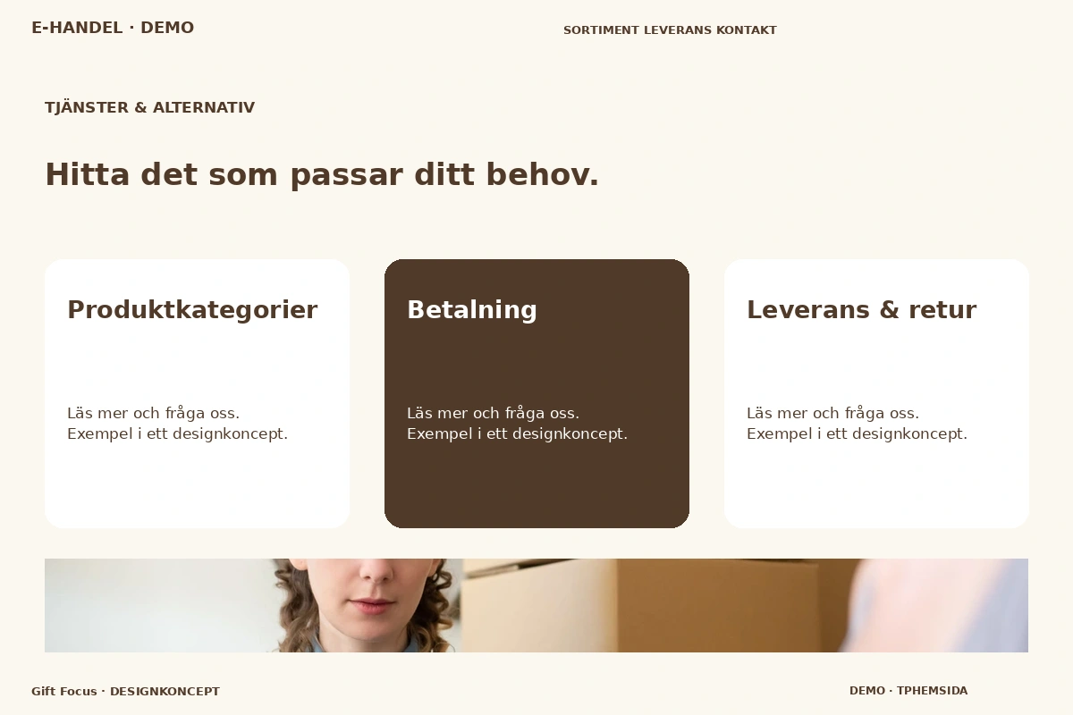 Gift Focus – Tjänster & alternativ för e-handel