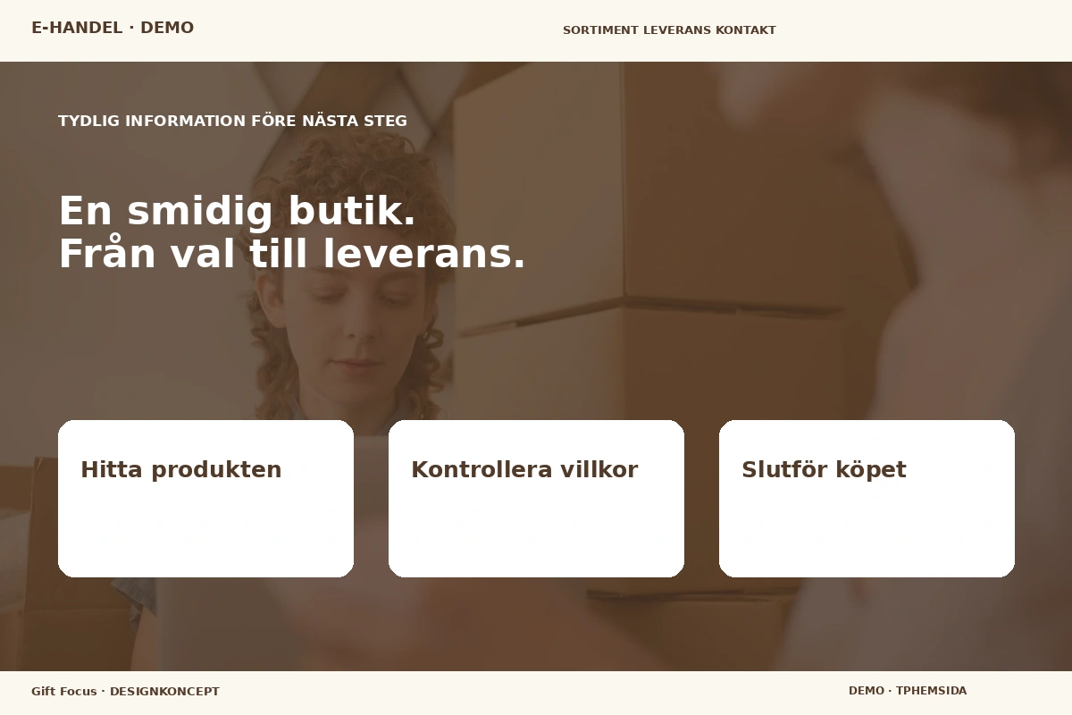 Gift Focus – Inför ditt val för e-handel