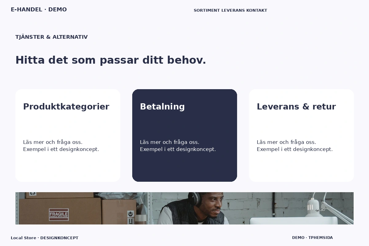 Local Store – Tjänster & alternativ för e-handel