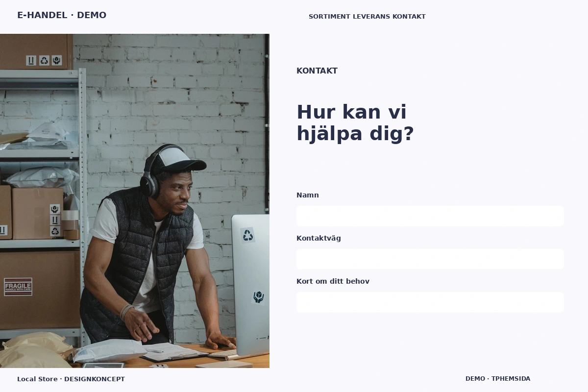 Local Store – Kontakt för e-handel