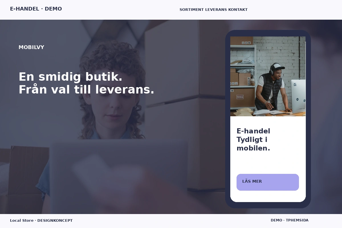 Local Store – Mobilvy för e-handel