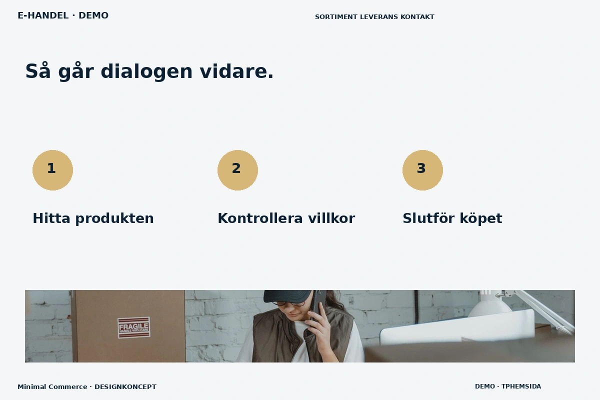 Minimal Commerce – Så fungerar dialogen för e-handel