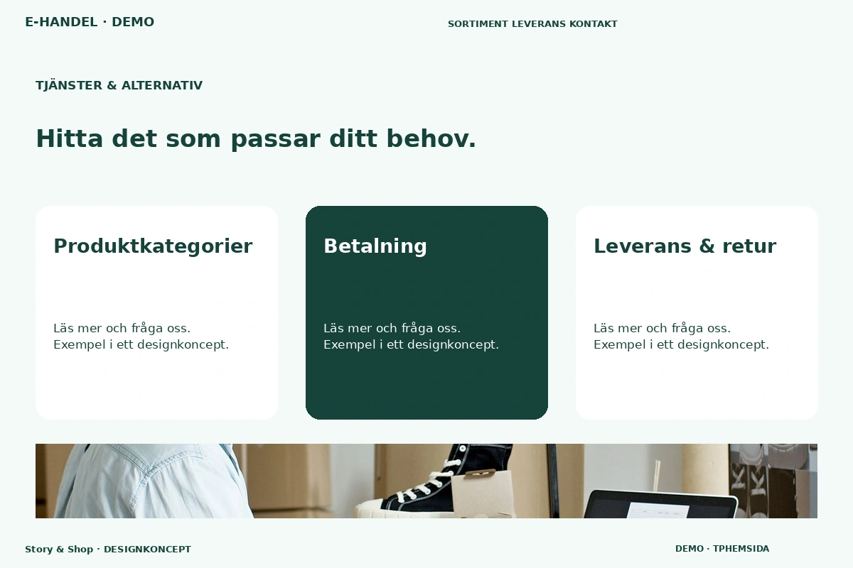 Story & Shop – Tjänster & alternativ för e-handel