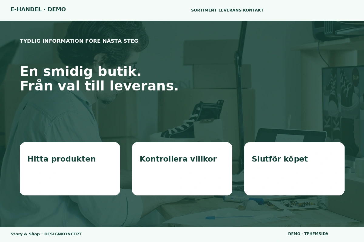 Story & Shop – Inför ditt val för e-handel
