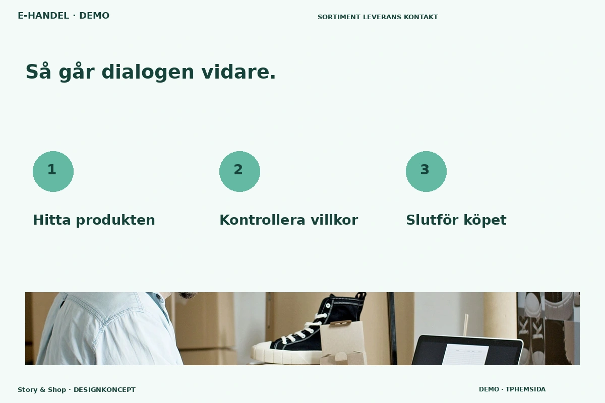 Story & Shop – Så fungerar dialogen för e-handel