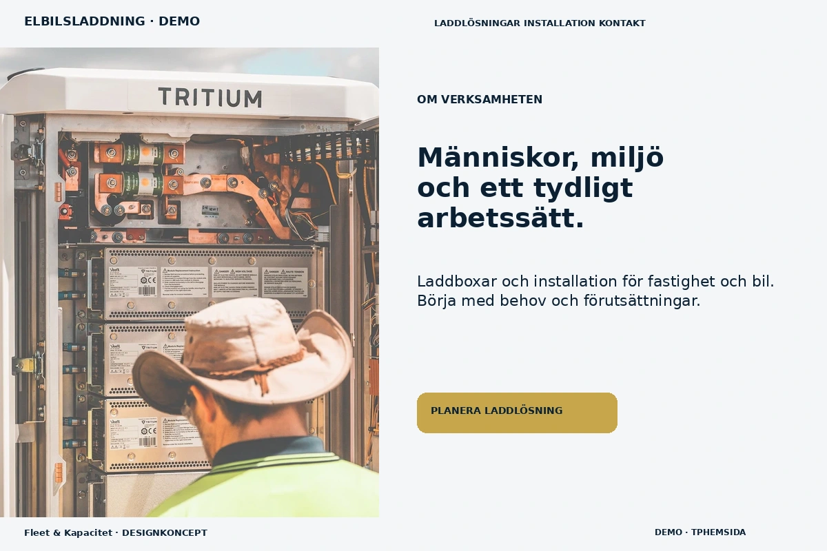 Fleet & Kapacitet – Om verksamheten för elbilsladdning