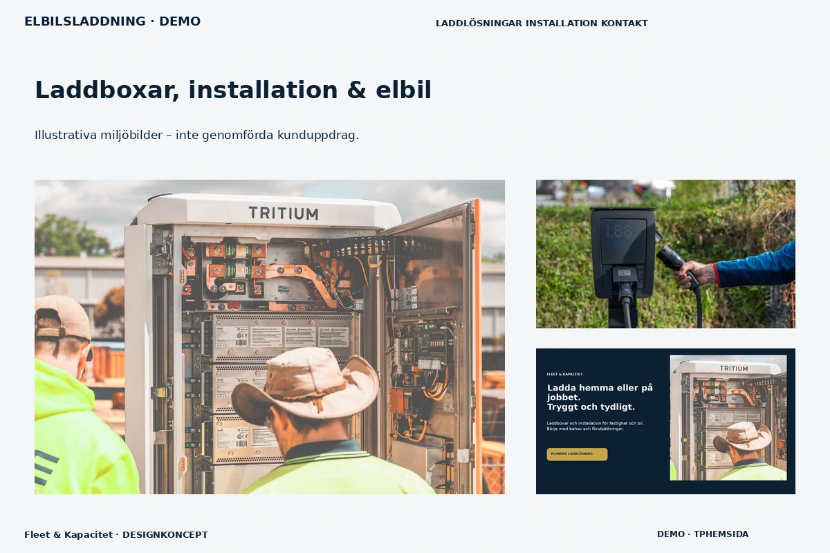 Fleet & Kapacitet – Laddboxar, installation & elbil för elbilsladdning