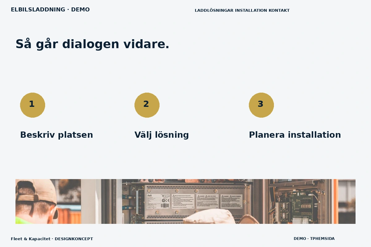 Fleet & Kapacitet – Så fungerar dialogen för elbilsladdning